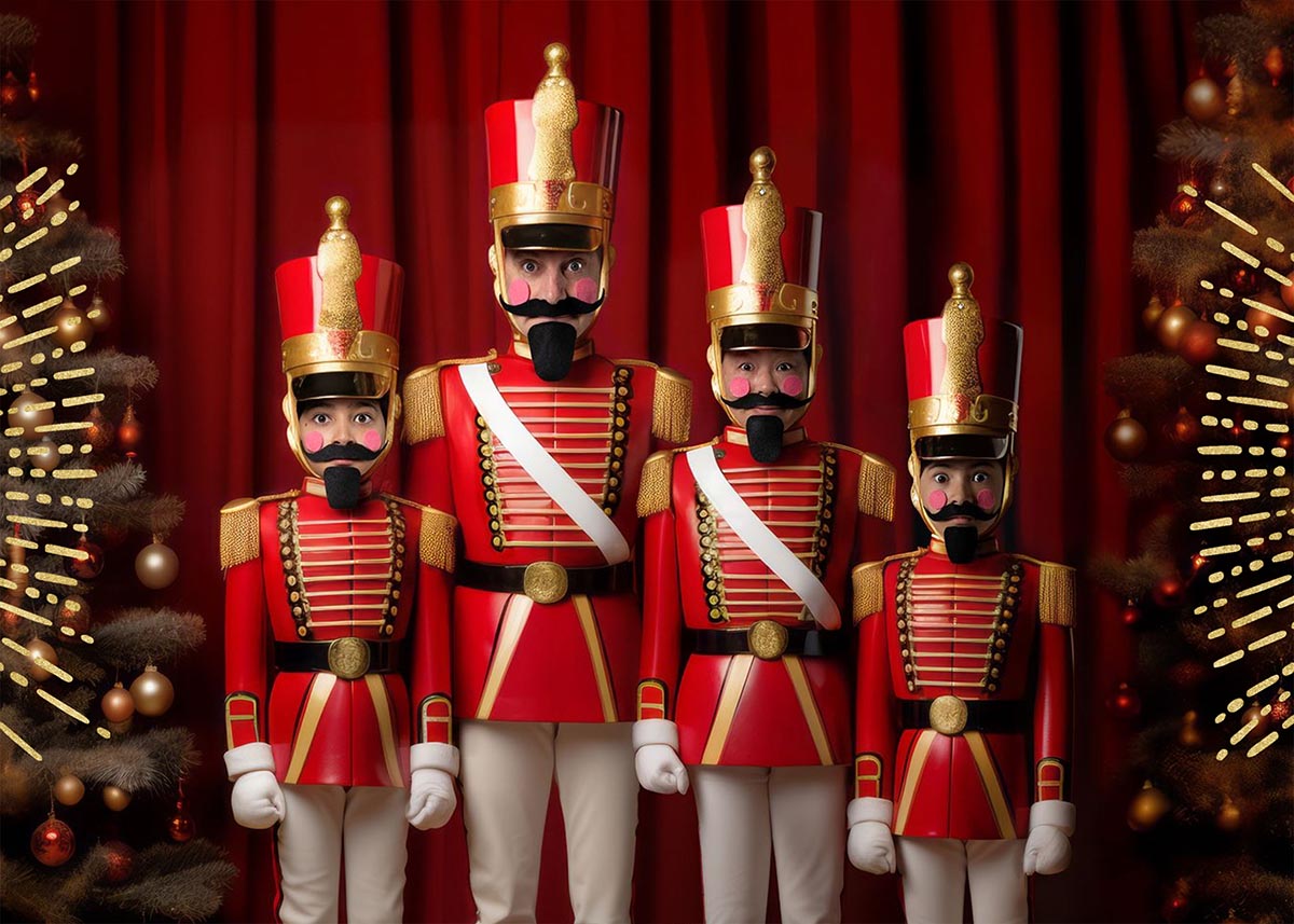 Xmas Card 2023    Nutcrackers